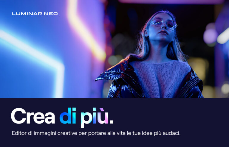 Luminar Neo editor fotografico AI di Skylum interfaccia e strumenti