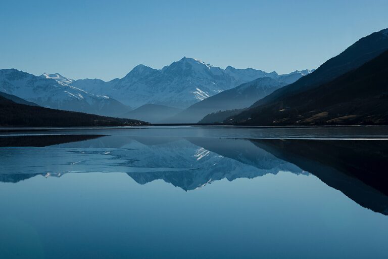 Attrezzatura per fotografia di paesaggi in montagna