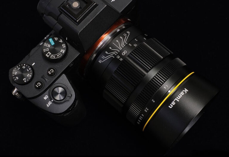 Obiettivo KamLan 55mm F1.4 per mirrorless full frame