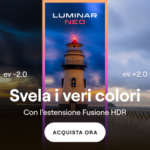 HDR Merge in Luminar Neo per fotografia ad alta gamma dinamica