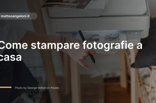 Immagine in evidenza per Come stampare fotografie a casa