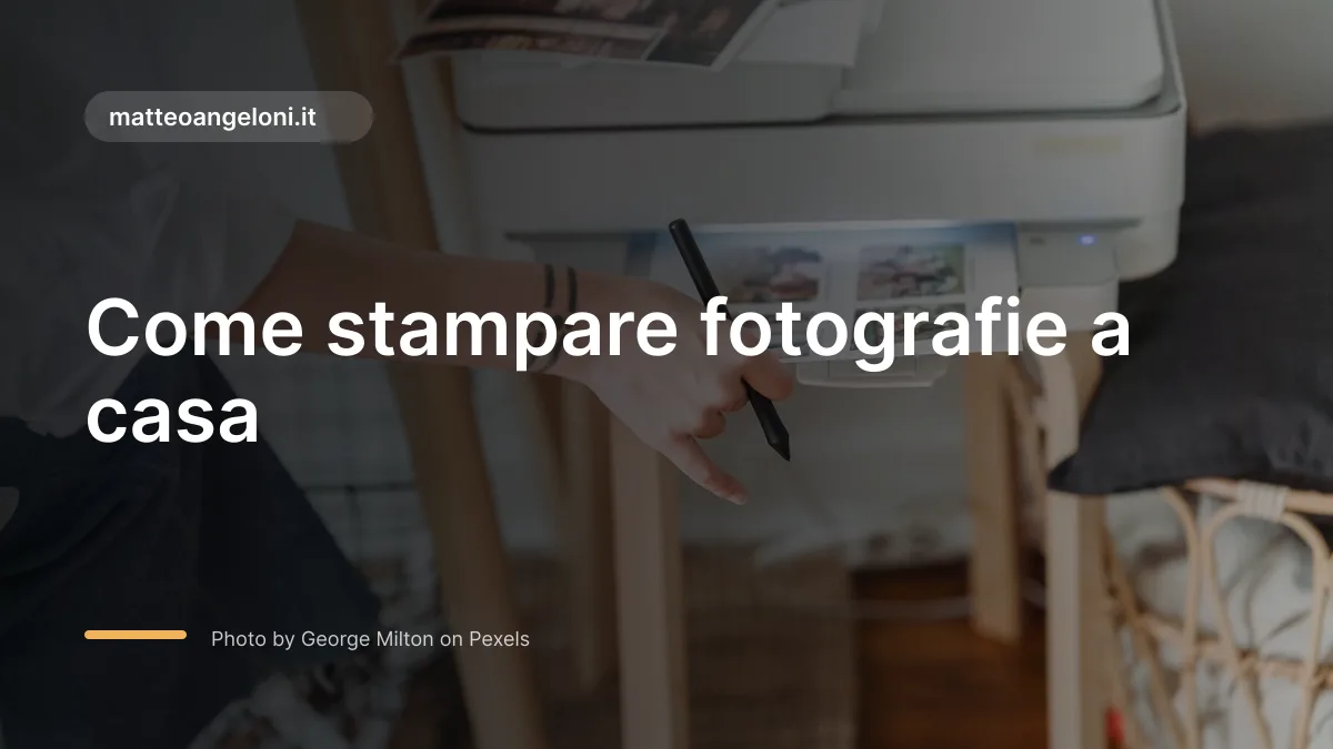 Come stampare fotografie a casa: guida semplice per iniziare