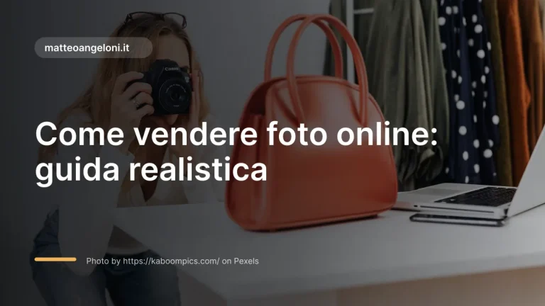 Immagine in evidenza per Come vendere foto online: guida realistica