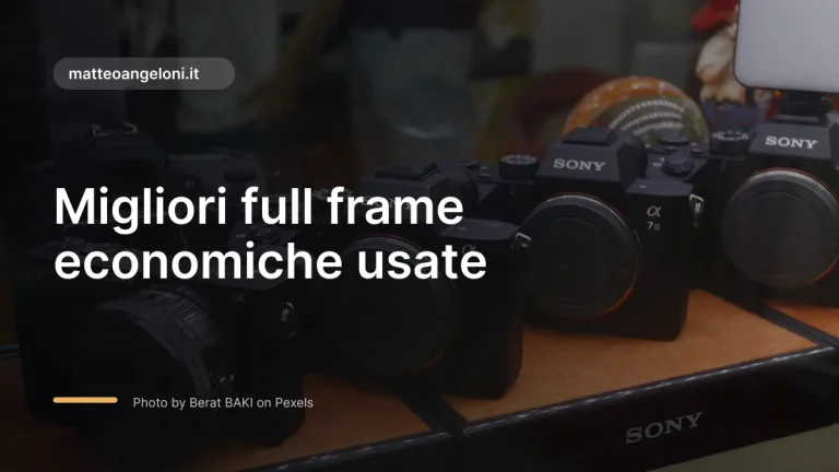 Immagine in evidenza per Migliori full frame economiche usate