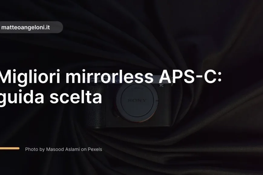 Immagine in evidenza per Migliori mirrorless APS-C: guida scelta