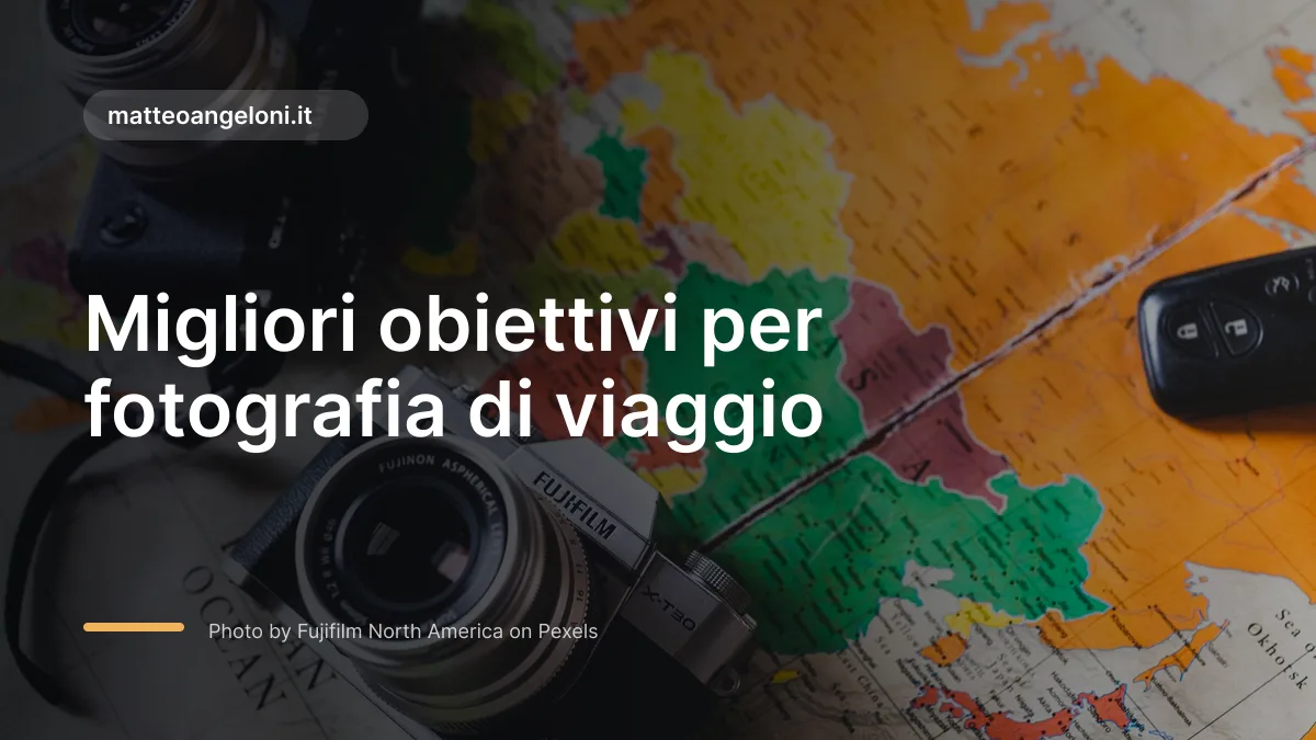 Migliori obiettivi per fotografia di viaggio