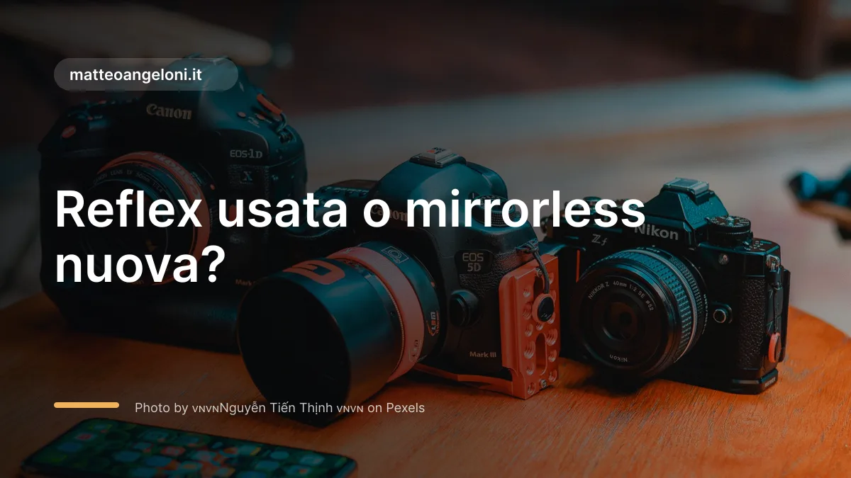 Reflex usata o mirrorless nuova?