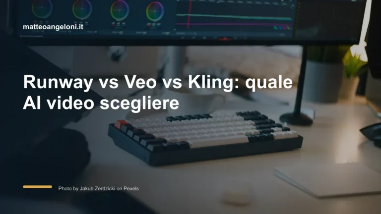 Runway vs Veo vs Kling: quale AI video scegliere: guida per fotografi e creator