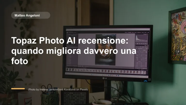 Immagine in evidenza per Topaz Photo AI recensione: quando migliora davvero una foto